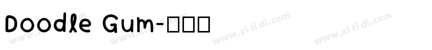 Doodle Gum字体转换